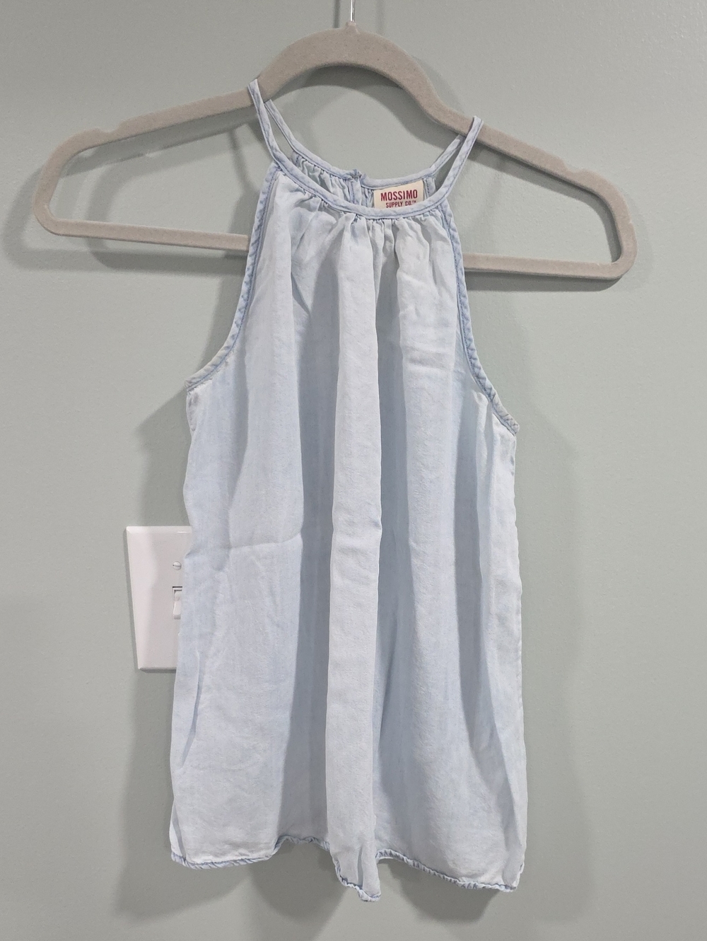 Mossimo Supply Co. Pale Blue Halter Tank